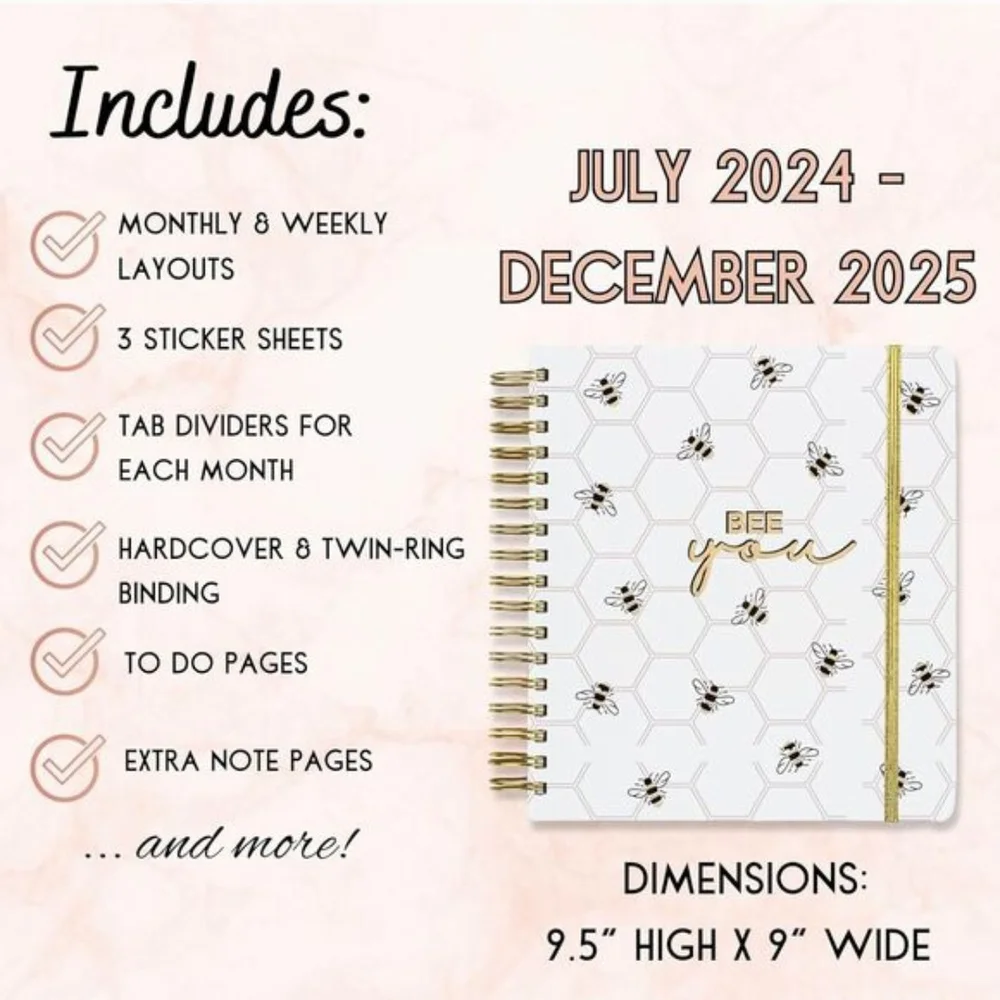 Bee You Spiral Notebook